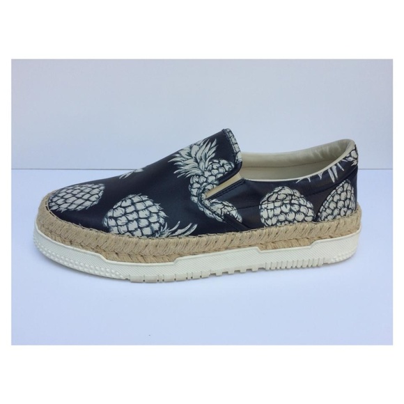 Valentino Other - New Valentino Pineapple Slip On Leather Sneaker